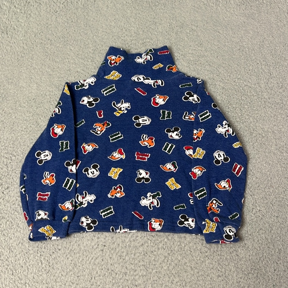 Vintage Blue Disney Mickey Mouse Turtleneck - Picture 4 of 4